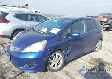 2009 Honda Fit Sport из США, поврежденный, VIN JHMGE88499S044651